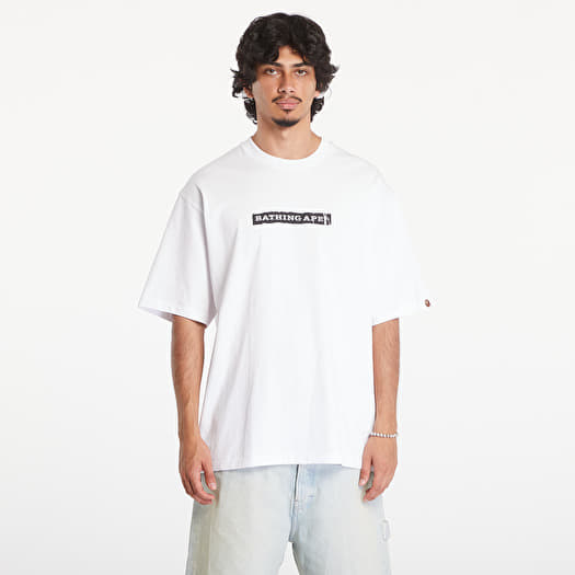 A BATHING APE Screen Print Stencil Logo Relaxed Fit Short Sleeve