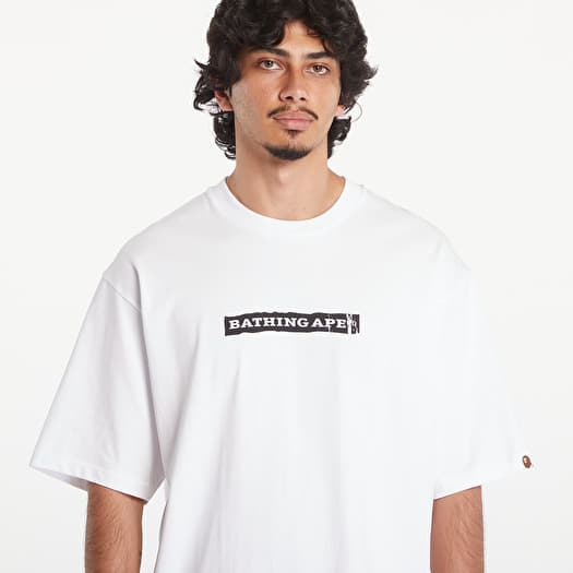 A BATHING APE Screen Print Stencil Logo Relaxed Fit Short Sleeve