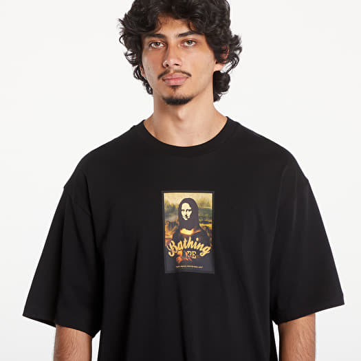 A BATHING APE｜SHORT-SLEEVED ROUND NECK T-SHIRTS (Art Pr T-shirts A BATHING APE Art Print Relaxed Fit Short Sleeve