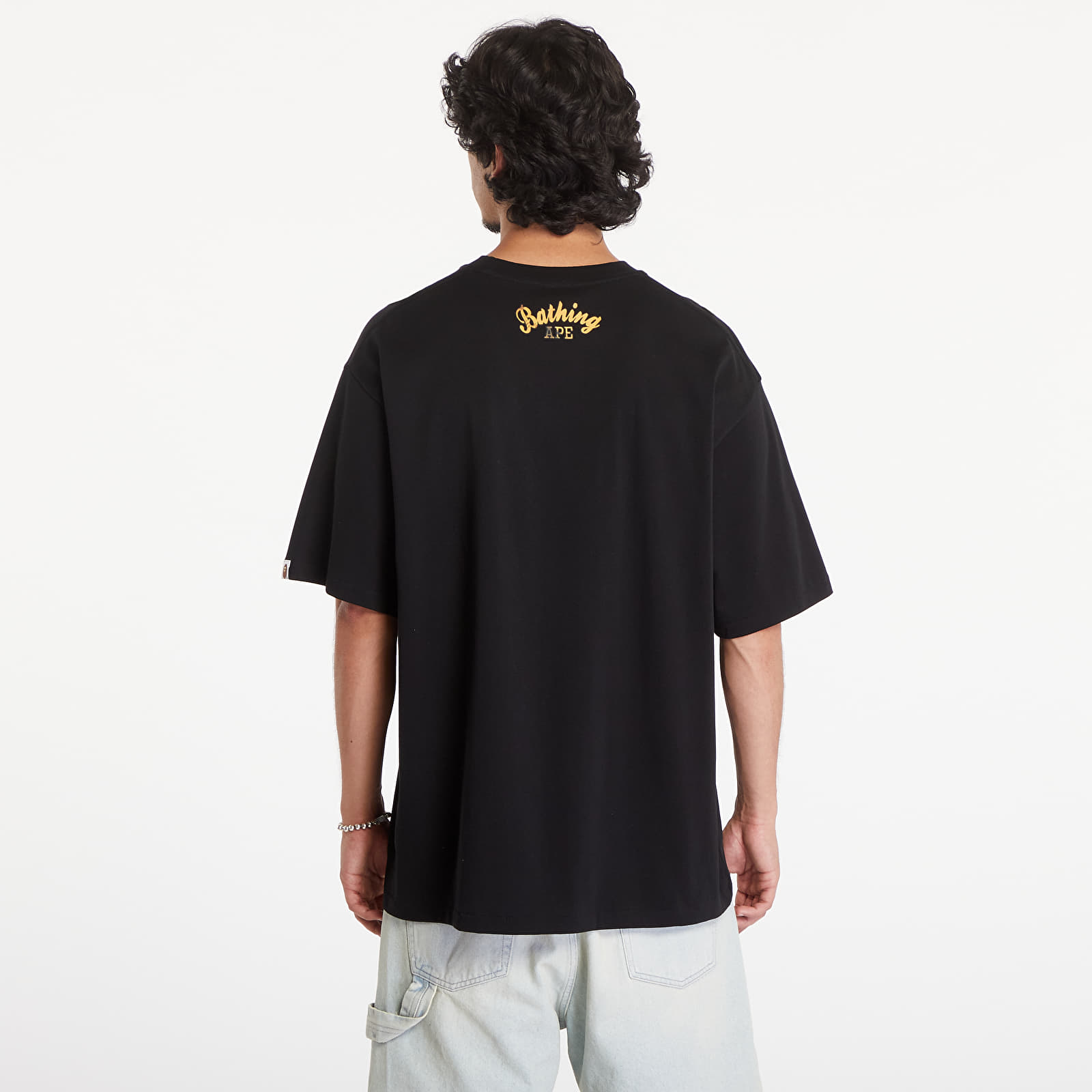 A BATHING APE｜SHORT-SLEEVED ROUND NECK T-SHIRTS (Art Pr A BATHING APE｜SHORT-SLEEVED ROUND NECK T-SHIRTS (Art Pr (A