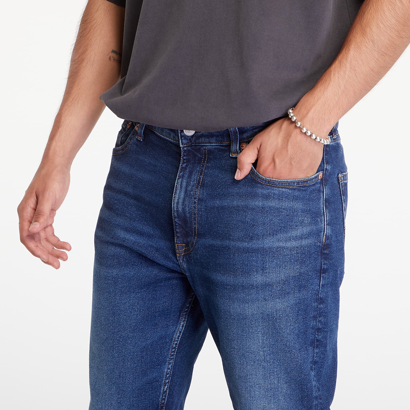 Дънки Tommy Jeans Dad Regular Tapered Jeans Denim Dark