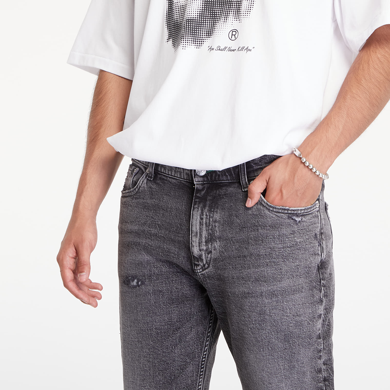 Jeansy Tommy Jeans Dad Jean Regular Tapered Denim Black