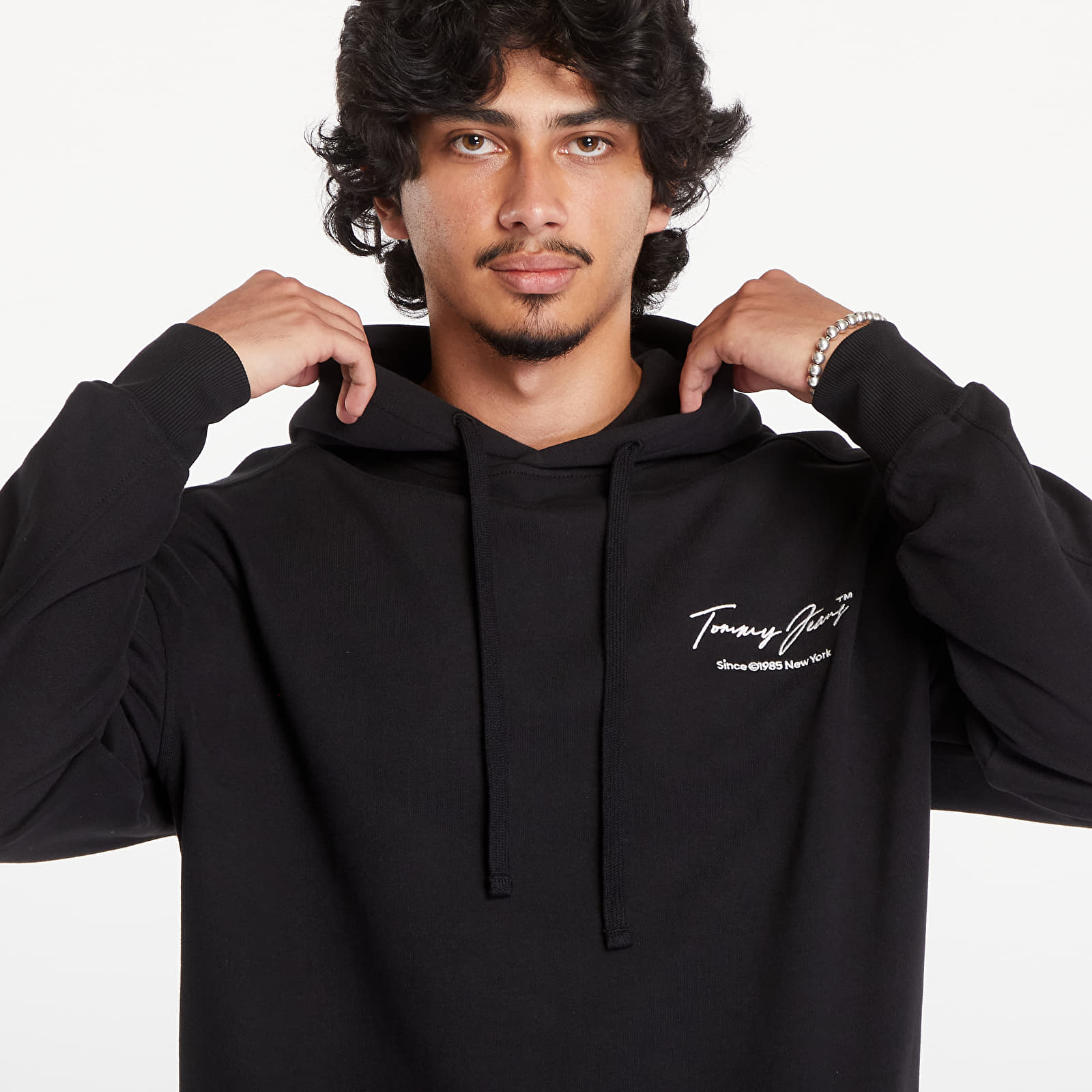 Hoodies and sweatshirts  Tommy Jeans Relaxed Washed Dna Hoodie Black