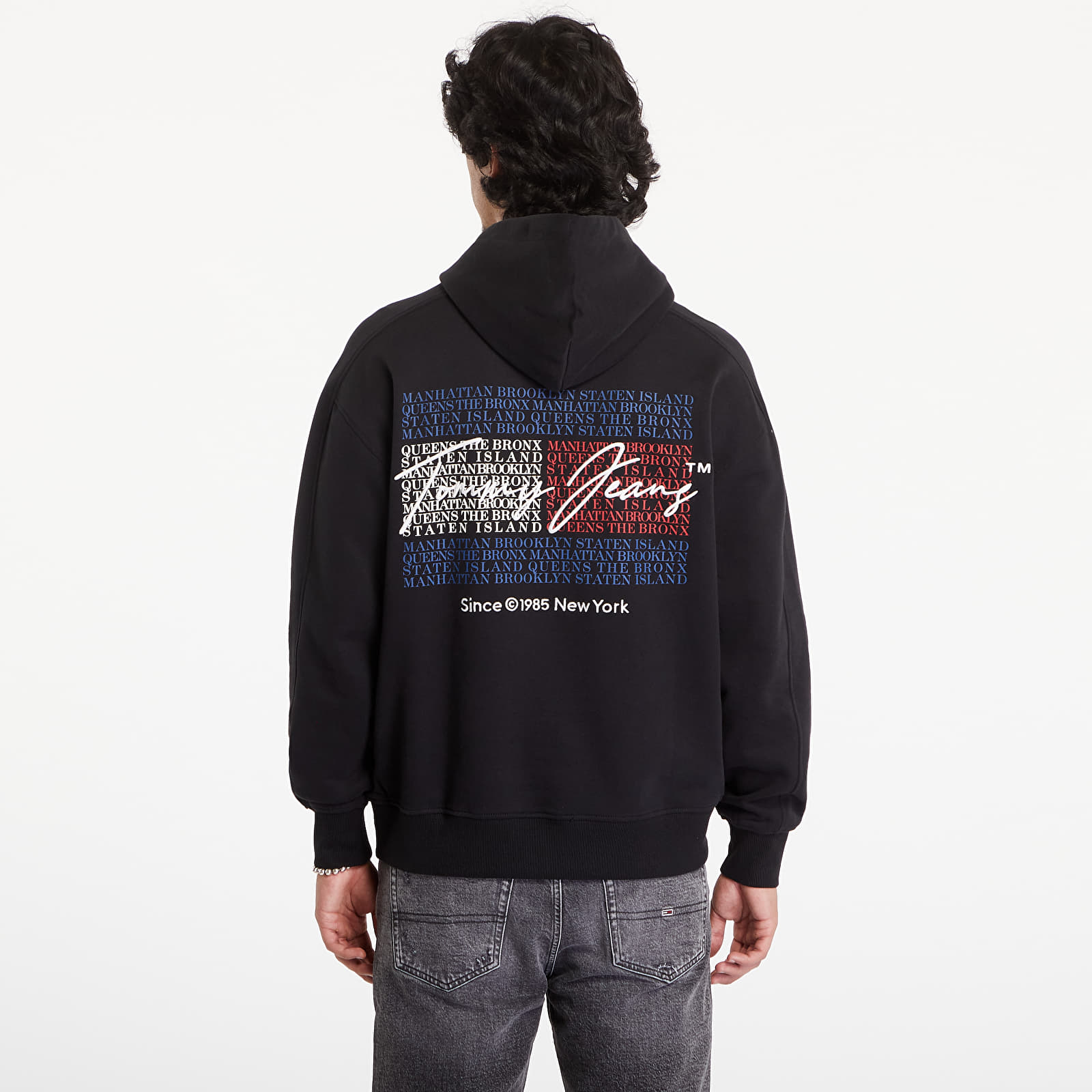 Hoodies and sweatshirts  Tommy Jeans Relaxed Washed Dna Hoodie Black
