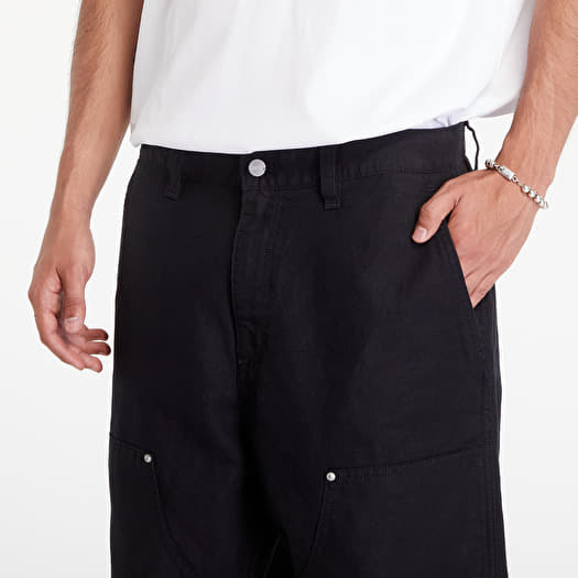 Carhartt WIP - Walter Double Knee Rinsed Black - Pants