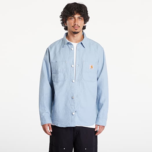 Carhartt WIP Walter Shirt Jacket UNISEX Misty Sky Rinsed