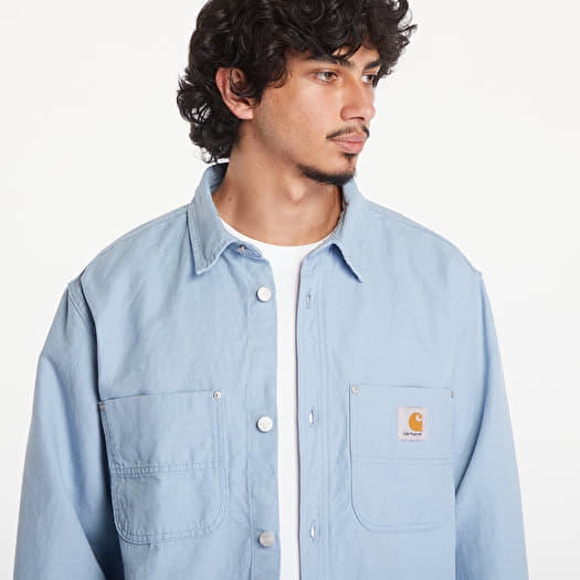 Carhartt WIP Walter Shirt Jacket UNISEX Misty Sky Rinsed | Footshop