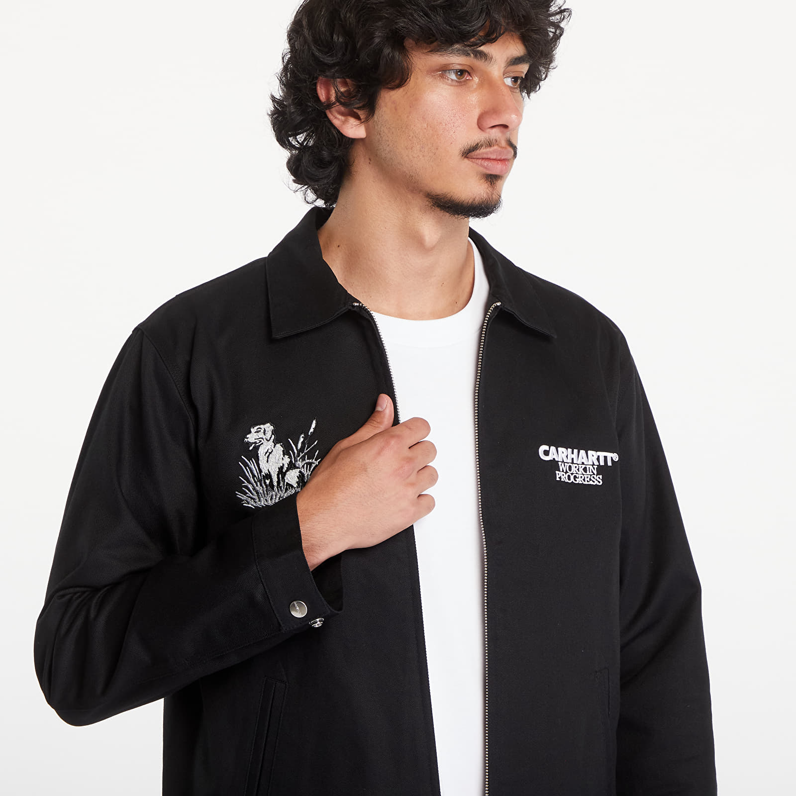 Pánske bundy Carhartt WIP Ducks Jacket UNISEX Black