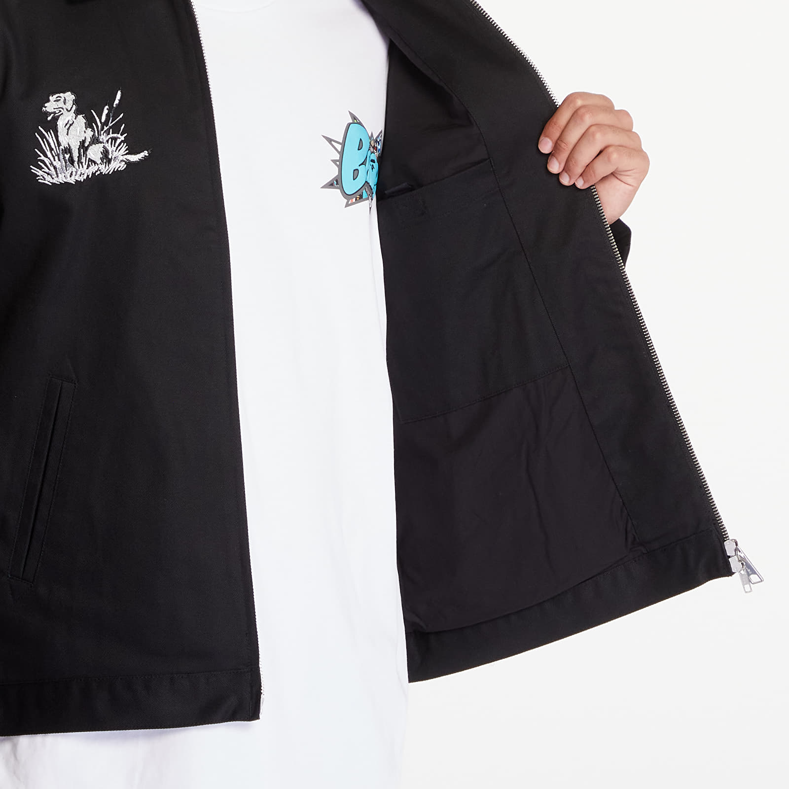 Pánske bundy Carhartt WIP Ducks Jacket UNISEX Black