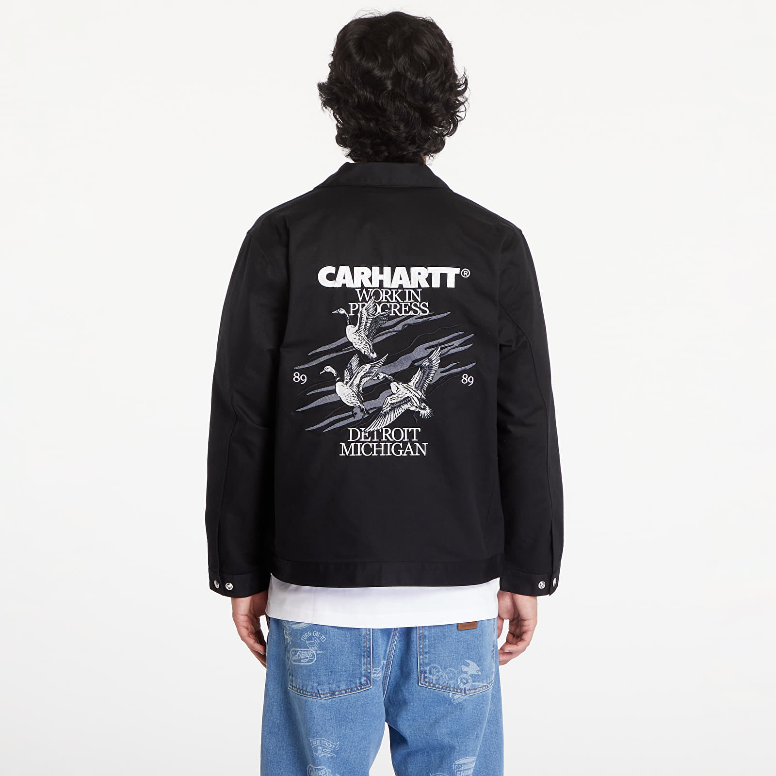 Pánske bundy Carhartt WIP Ducks Jacket UNISEX Black