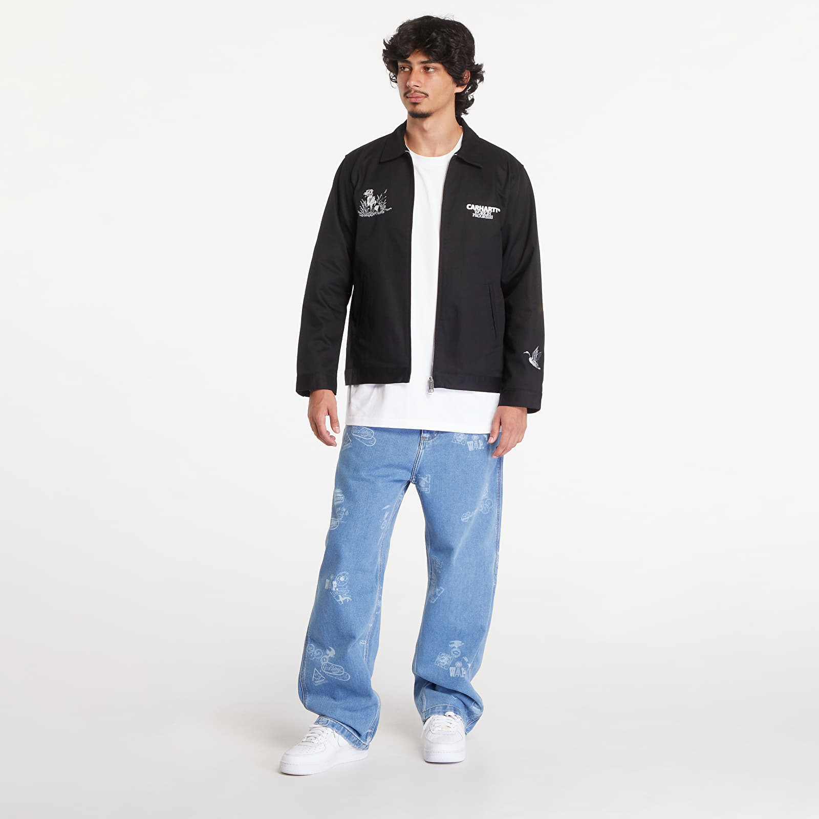 Pánske bundy Carhartt WIP Ducks Jacket UNISEX Black