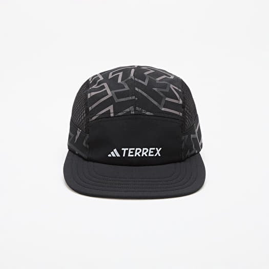 adidas Terrex HEAT.RDY 5 Panel Graphic Cap Black Charcoal White Footshop
