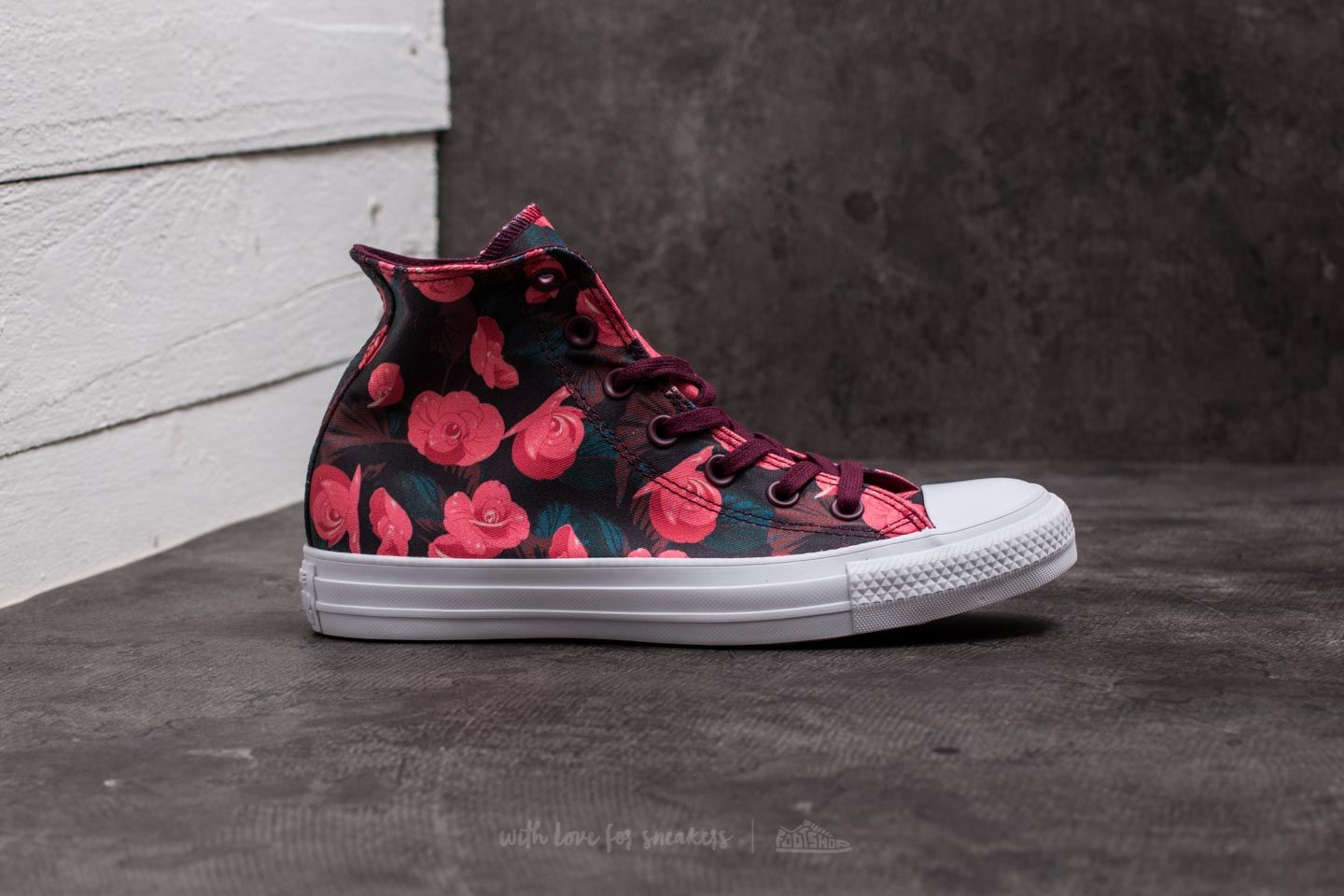 Zapatillas mujer Converse Chuck Taylor All Star Hi Dark Sangria/ Pink/ White