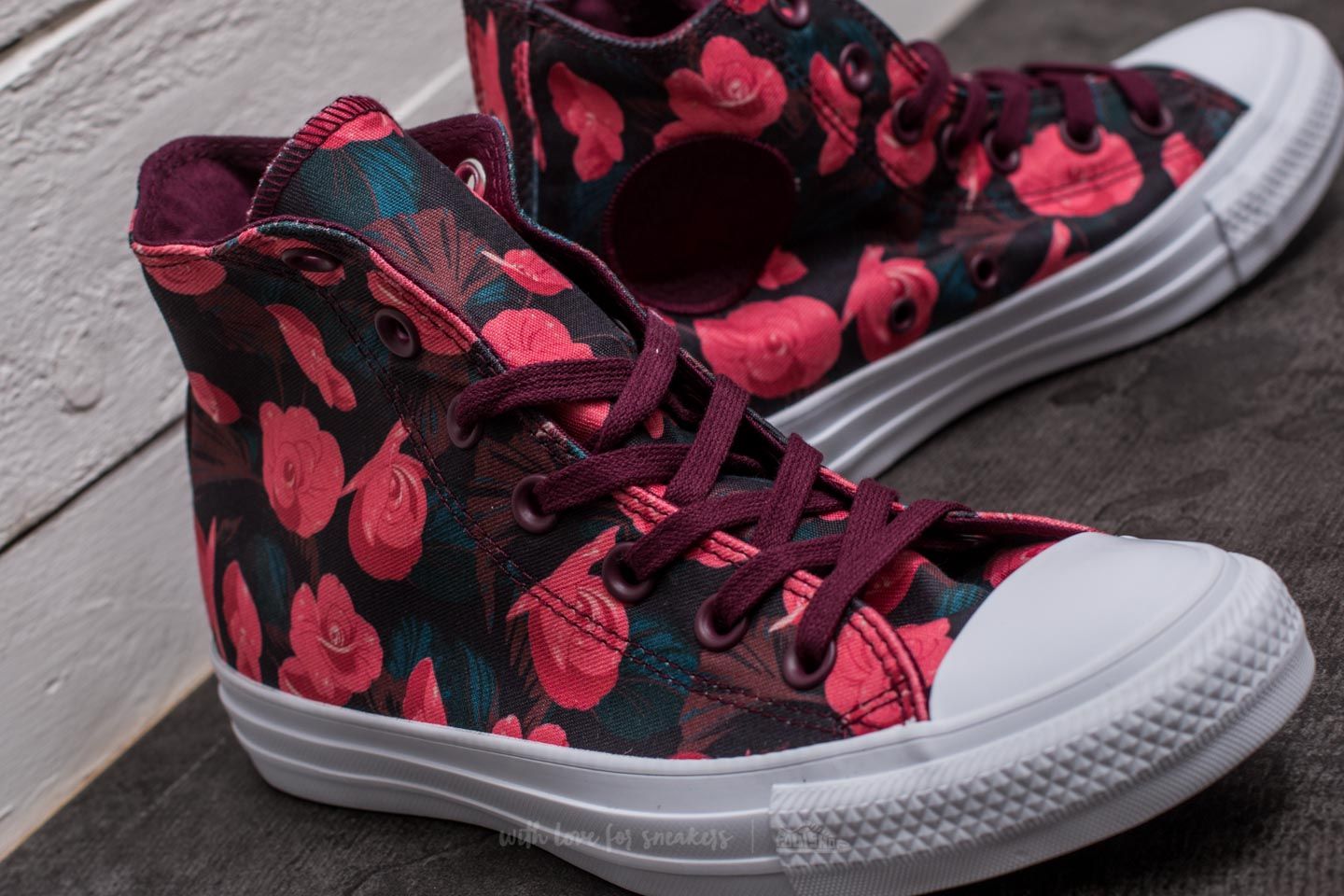 Zapatillas mujer Converse Chuck Taylor All Star Hi Dark Sangria/ Pink/ White