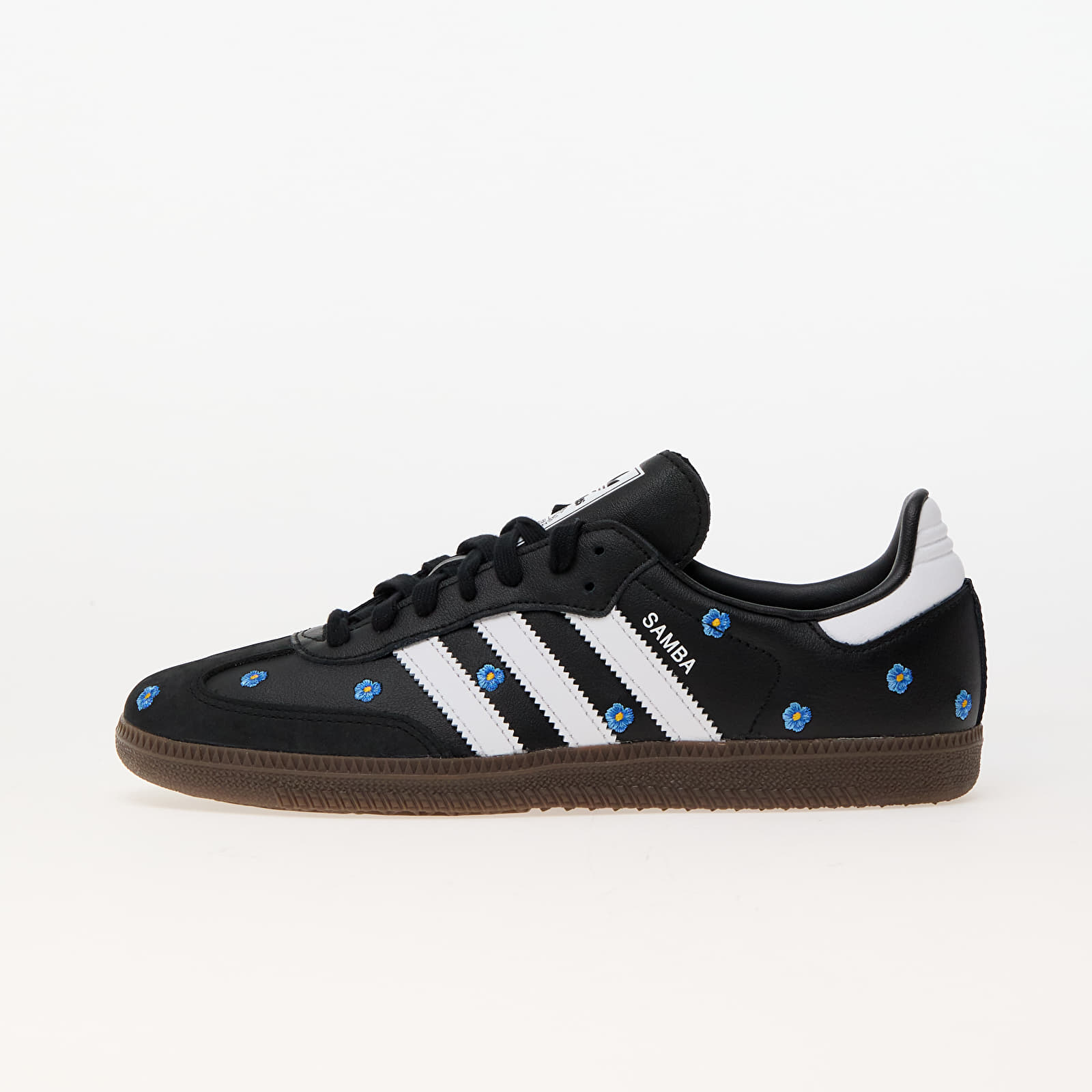 Adidas samba black trainers for sale outlet