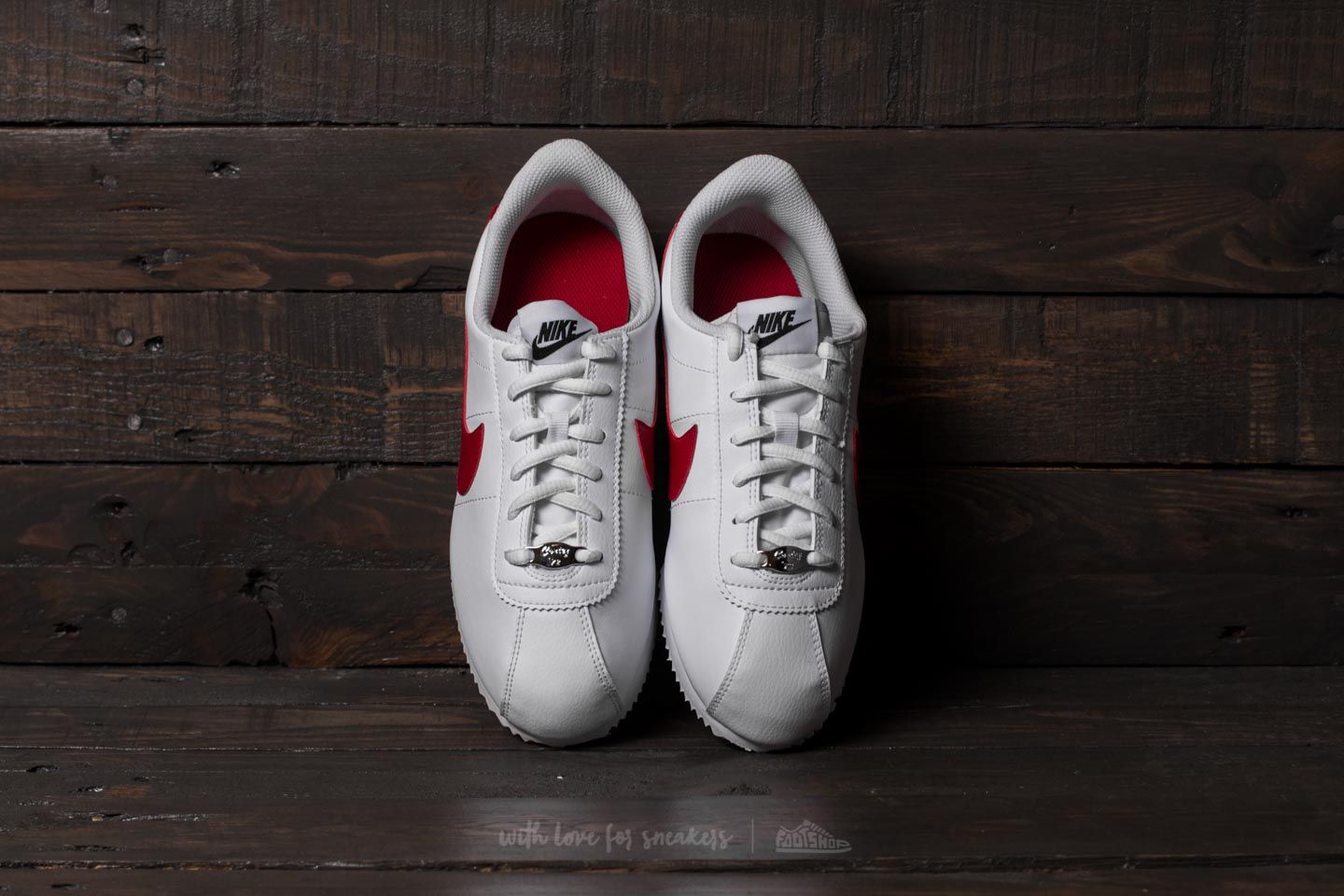 Naisten kengät Nike Cortez Basic Sl (GS) White/ Varsity Red-Varsity Royal-Black