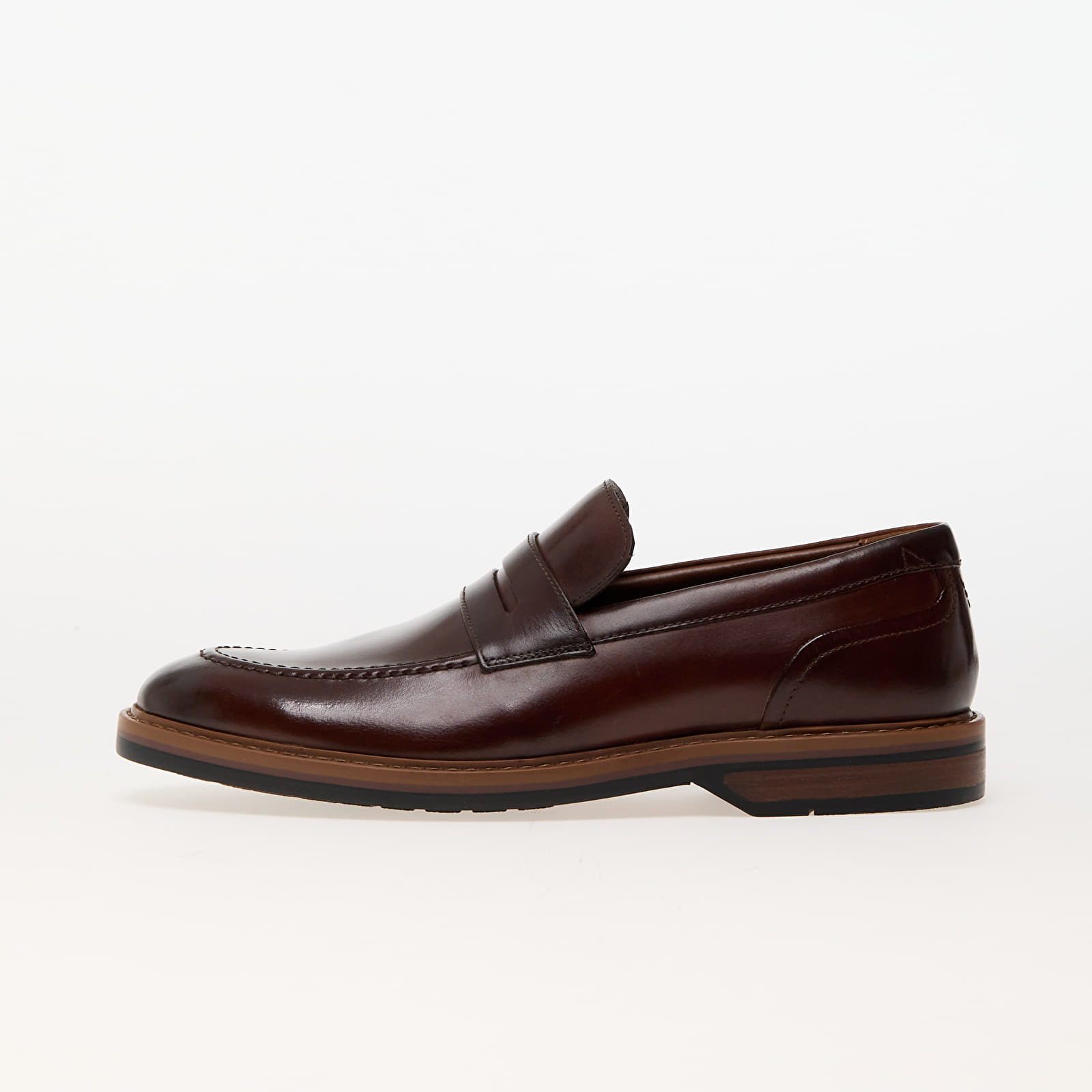 Pánske tenisky a topánky Clarks Originals Aldwin Step Mid Tan Lea