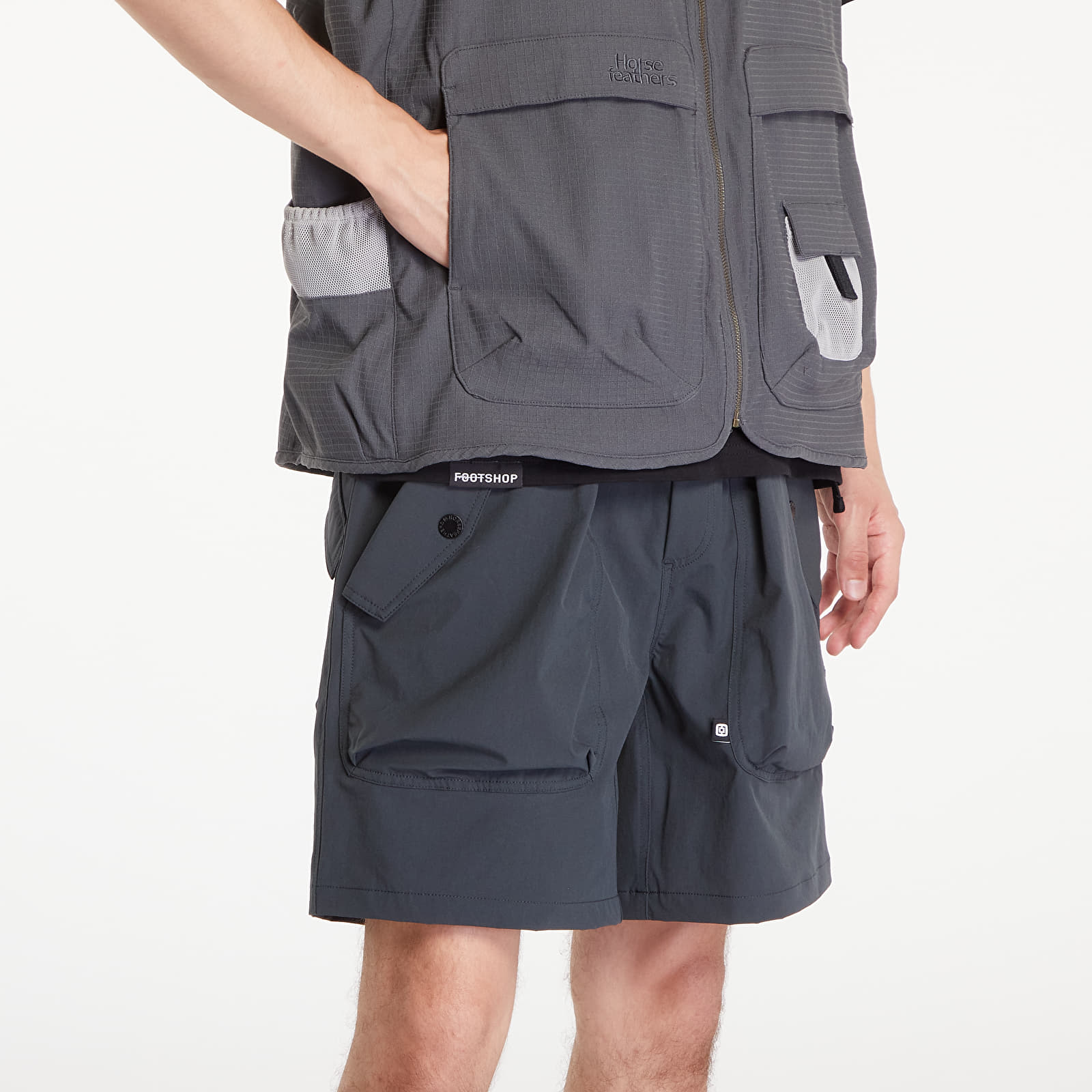 Men's vests Horsefeathers Cree Vest UNISEX Charcoal