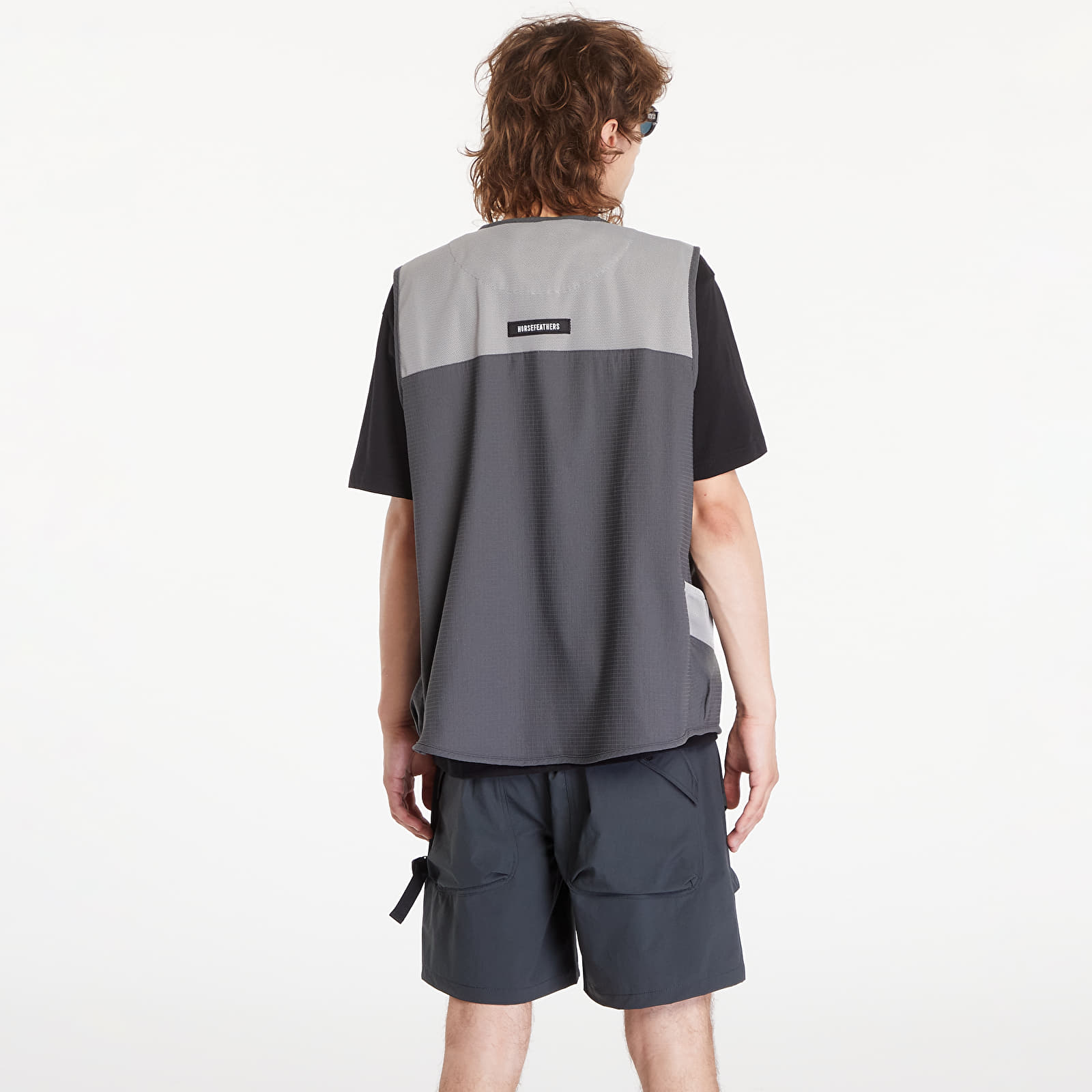 Men's vests Horsefeathers Cree Vest UNISEX Charcoal
