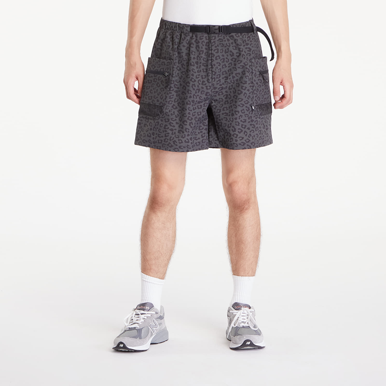 Vyriški šortai Horsefeathers White Rock Shorts UNISEX Leopard Gray