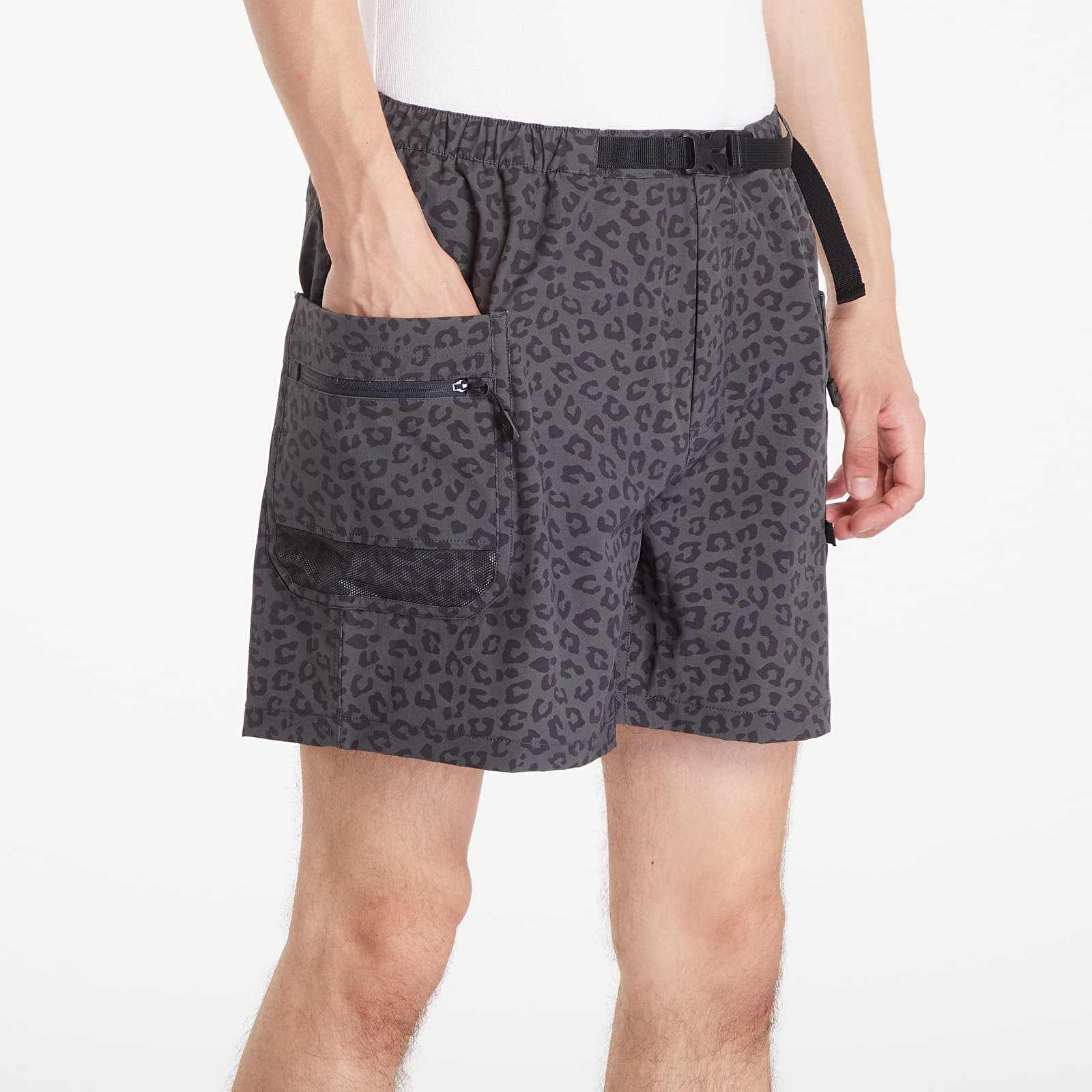 Vyriški šortai Horsefeathers White Rock Shorts UNISEX Leopard Gray