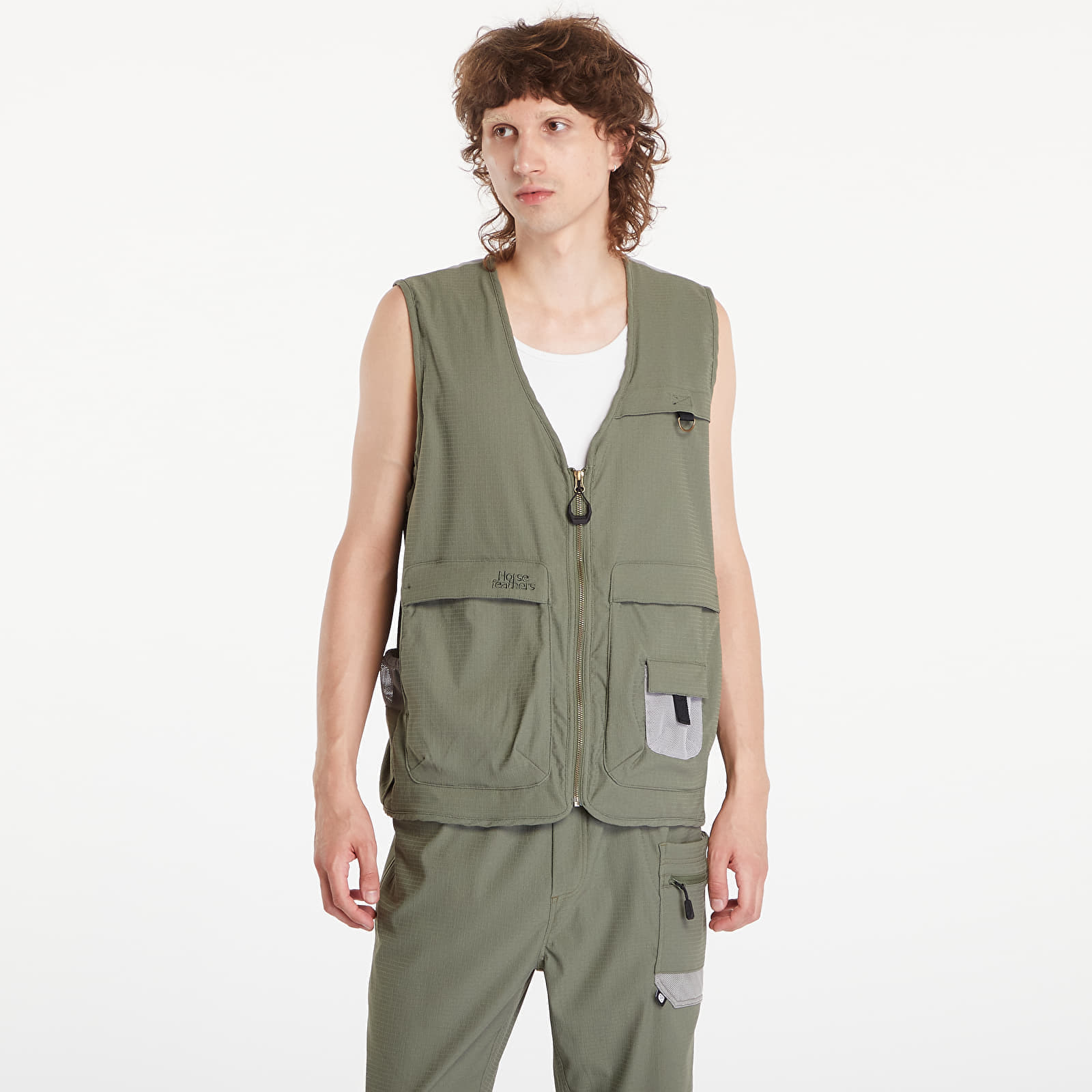 Horsefeathers Cree Vest UNISEX Grass Green
