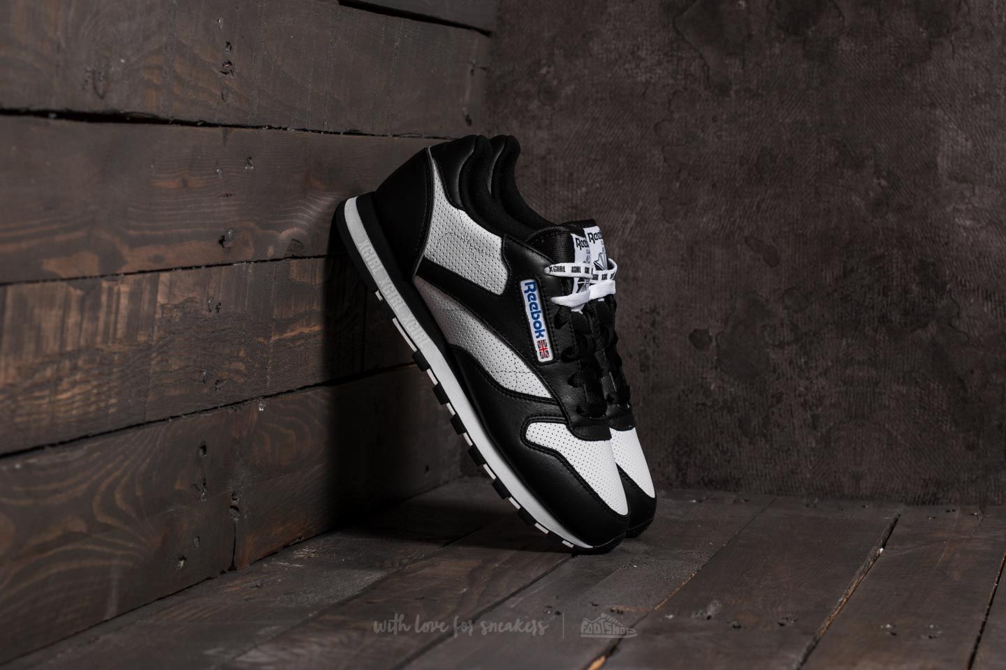 Women's shoes Reebok Classic Leather x X-GIRL Black/ White/ Grey