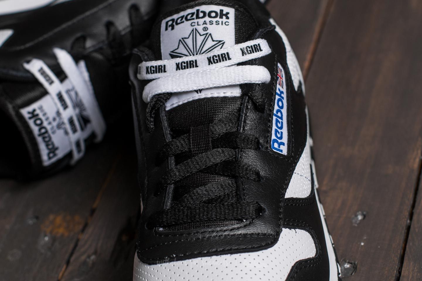 Women's shoes Reebok Classic Leather x X-GIRL Black/ White/ Grey