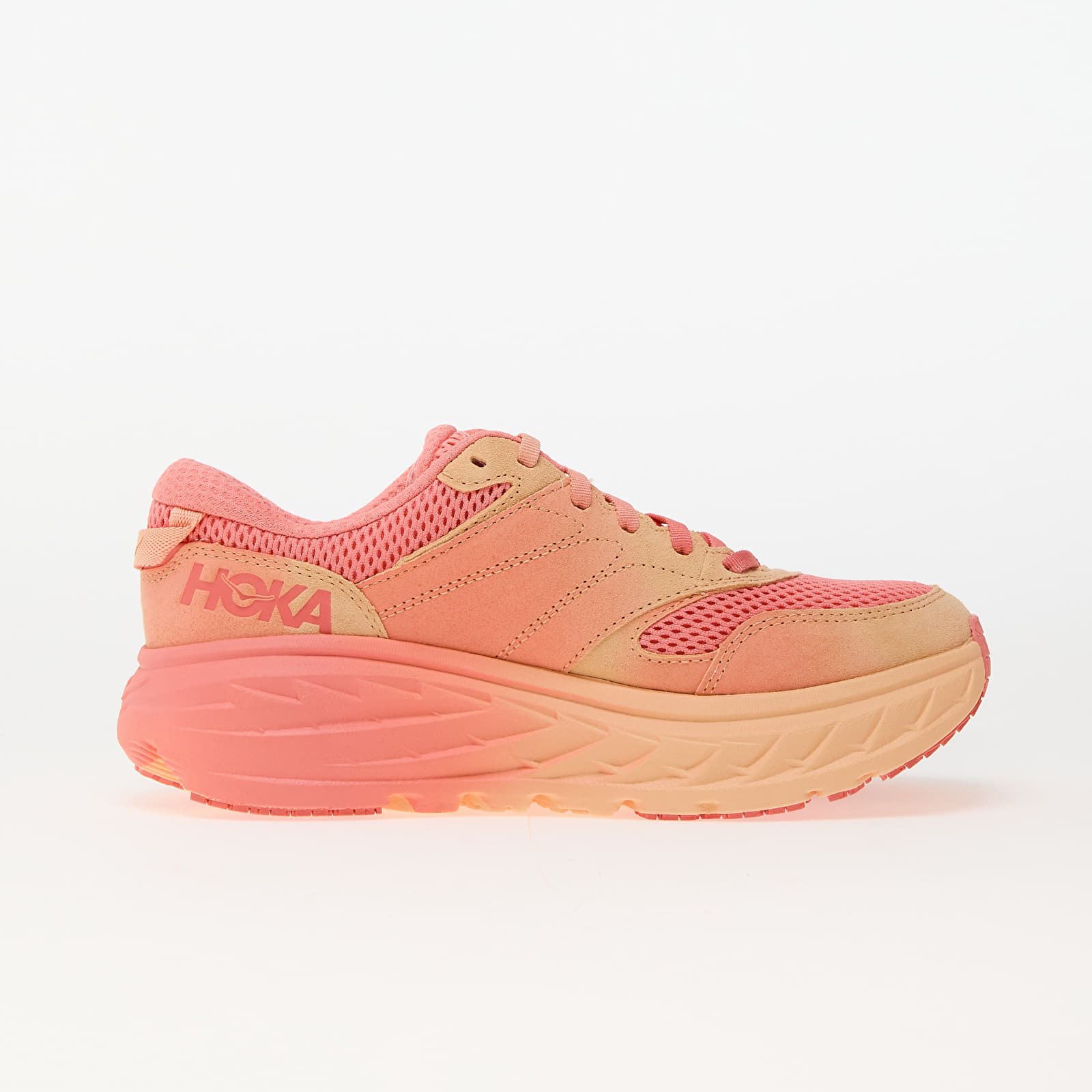 Herren Sneaker und Schuhe Hoka® U Bondi L BP 2 Cantaloupe/ Electric Coral