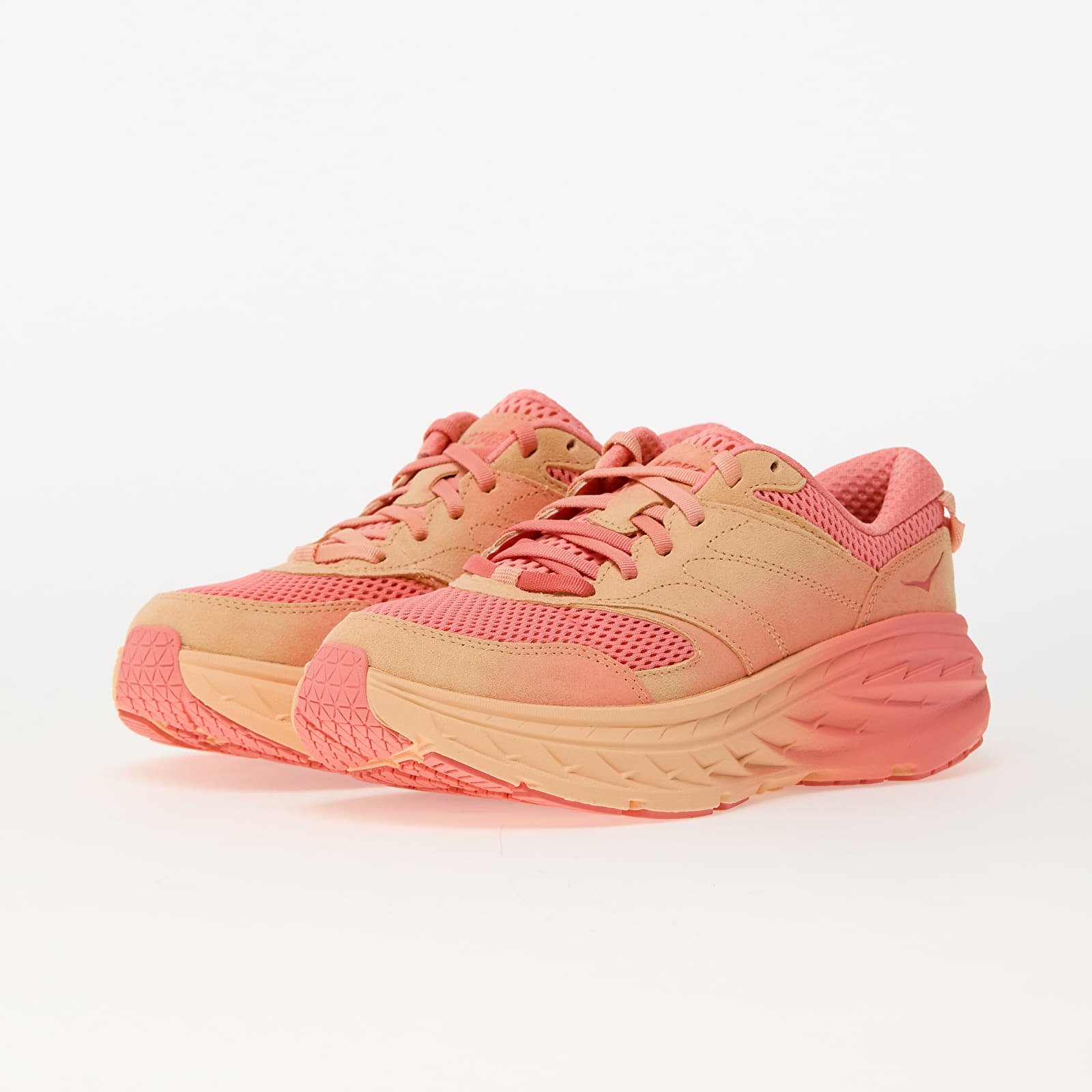 Herren Sneaker und Schuhe Hoka® U Bondi L BP 2 Cantaloupe/ Electric Coral