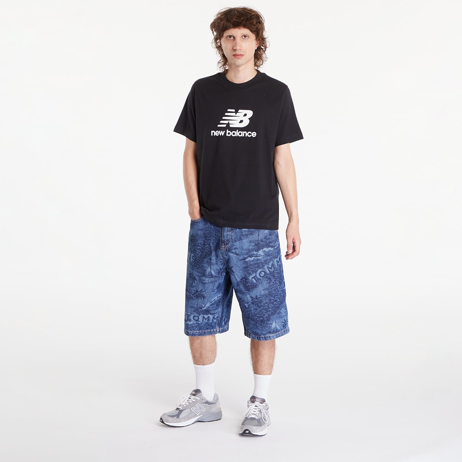 T-skjorter for menn New Balance Sport Essentials Logo T-Shirt Black