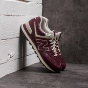 New balance store burgundy mens shoes