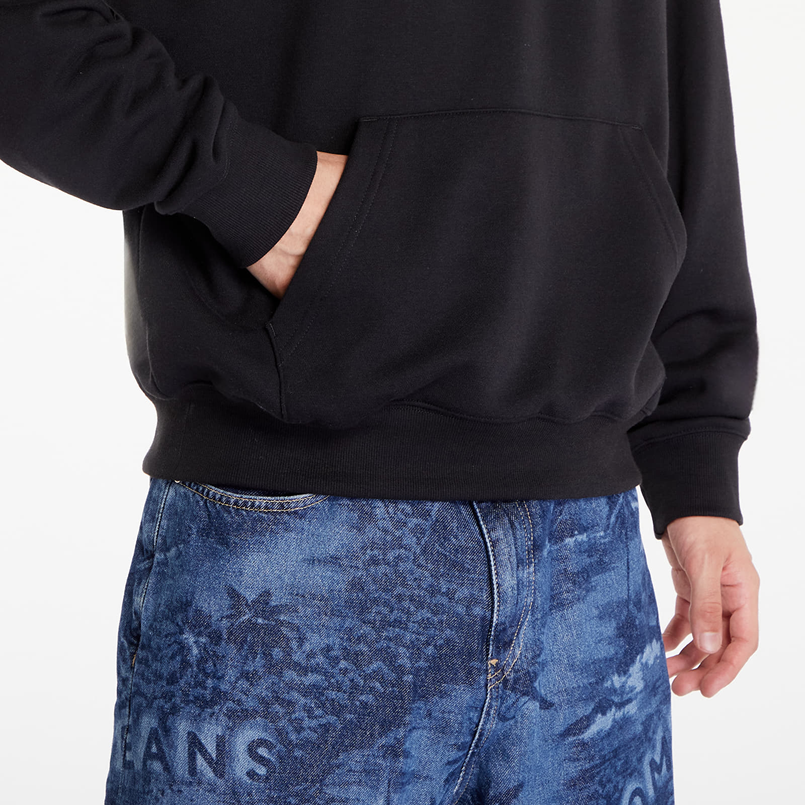 Men's hoodies New Balance Sport Essentials French Terry Logo Hoodie Black