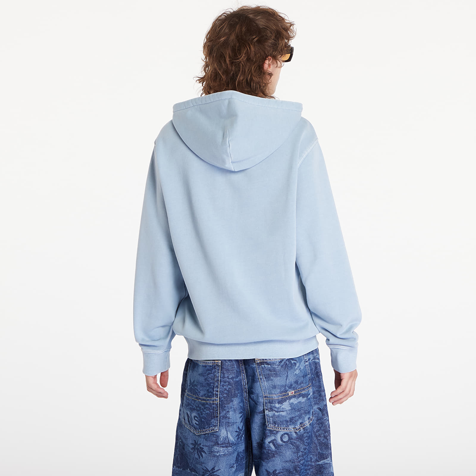 Hoodies and sweatshirts  Carhartt WIP Hooded Duster Script Jacket UNISEX Misty Sky Garment Dyed