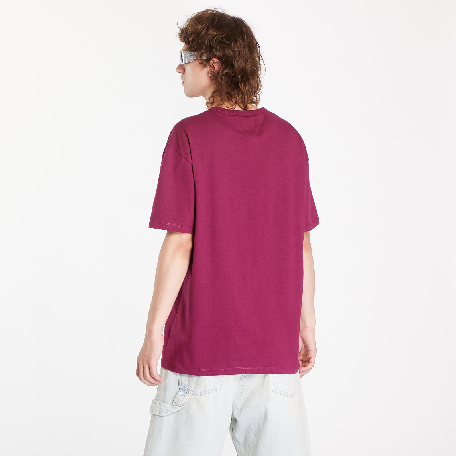 Vyriški marškinėliai Tommy Jeans Regular Badge Tee Valley Grape