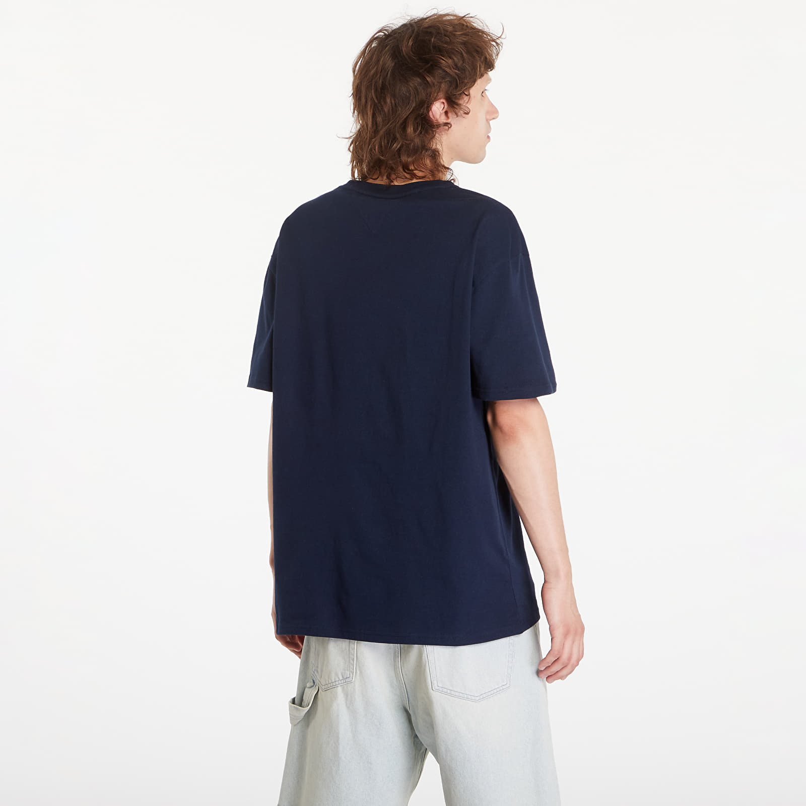 Men's T-shirts Tommy Jeans Regular Street Flag Tee Dark Night Navy