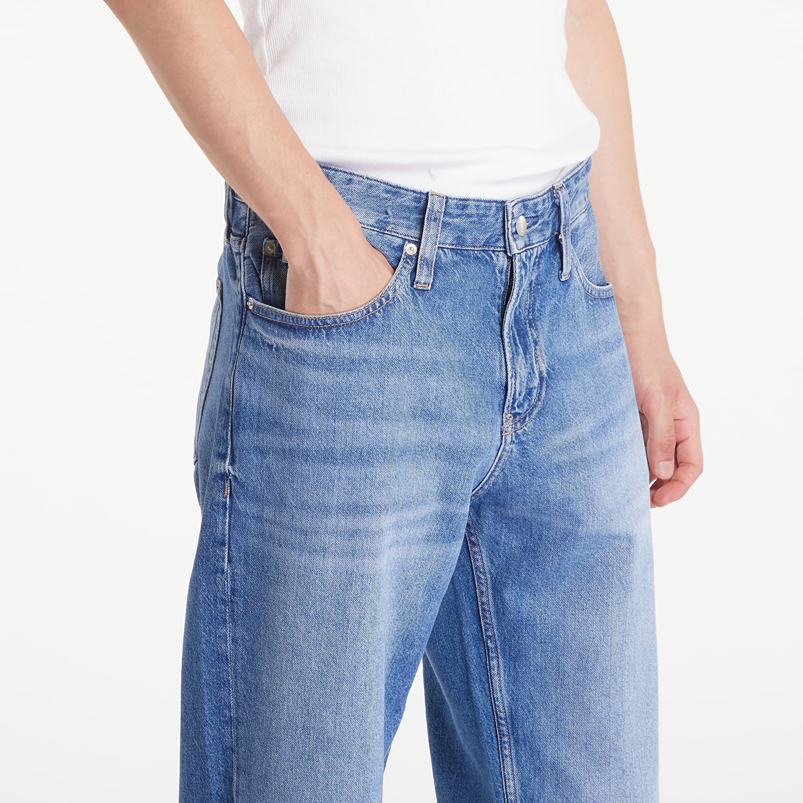 Džíny Calvin Klein Jeans 90'S Straight Jeans Denim Light