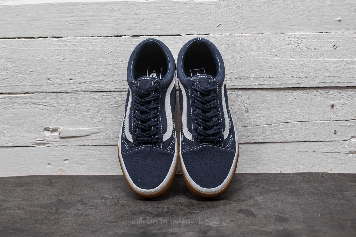 Tenis vans old skool gum bumper clearance