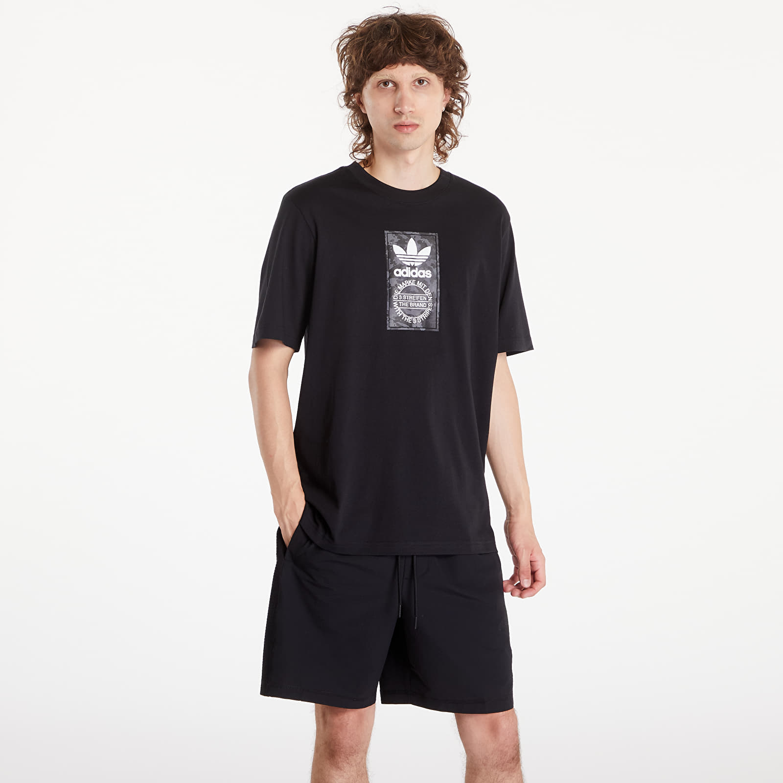 Pánská trička adidas Camo Label Tee Black
