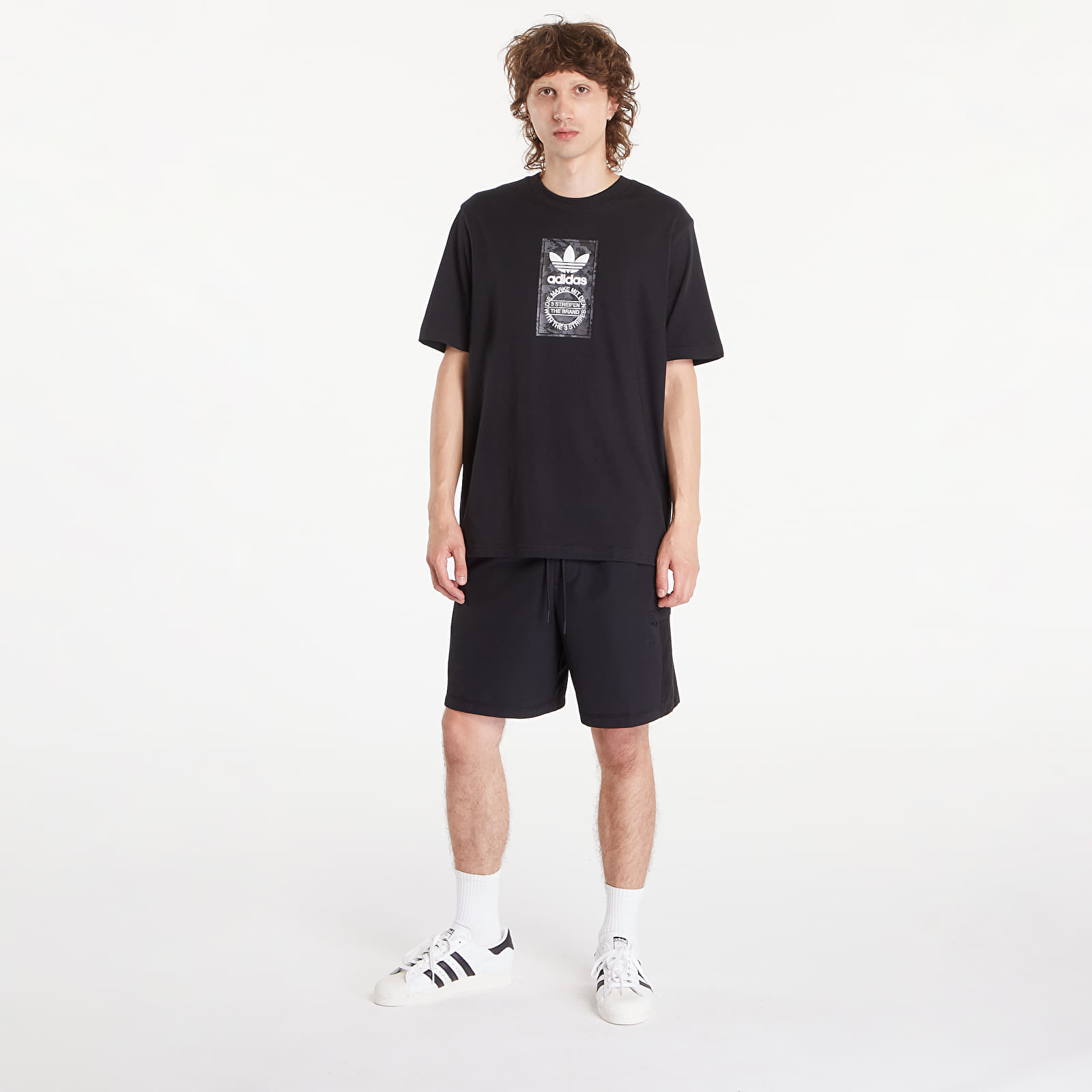 Pánská trička adidas Camo Label Tee Black