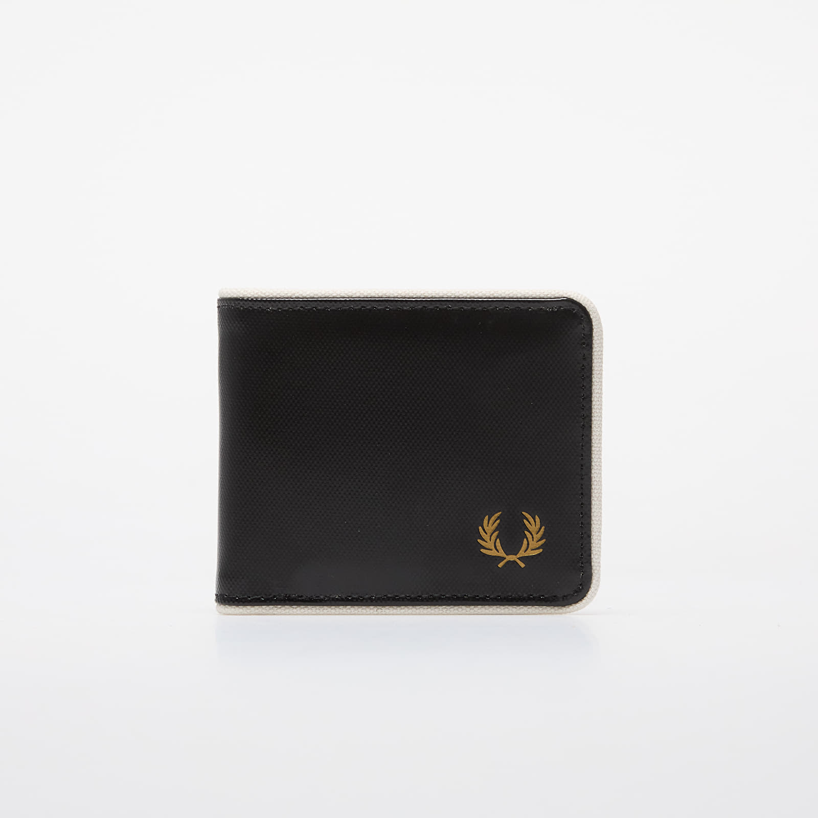 Herren Geldbeutel FRED PERRY Coated Polyester Billfold Wall Black/ Ecru