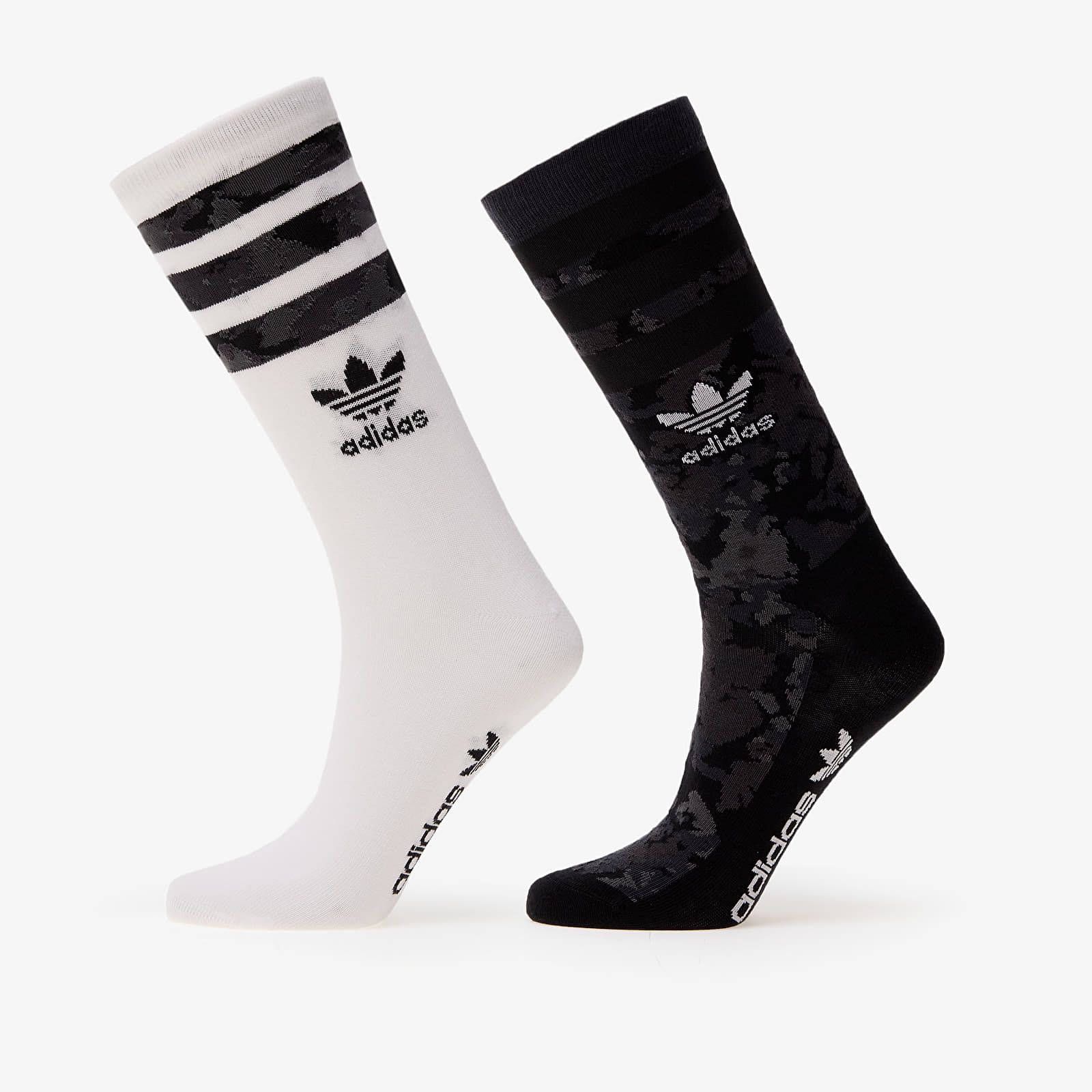 Socken adidas Camo Crew 2-Pack Black/ Multicolor/ White