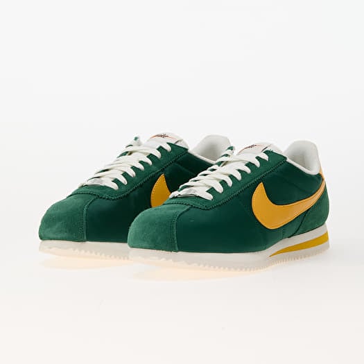 Green yellow nike shoes top