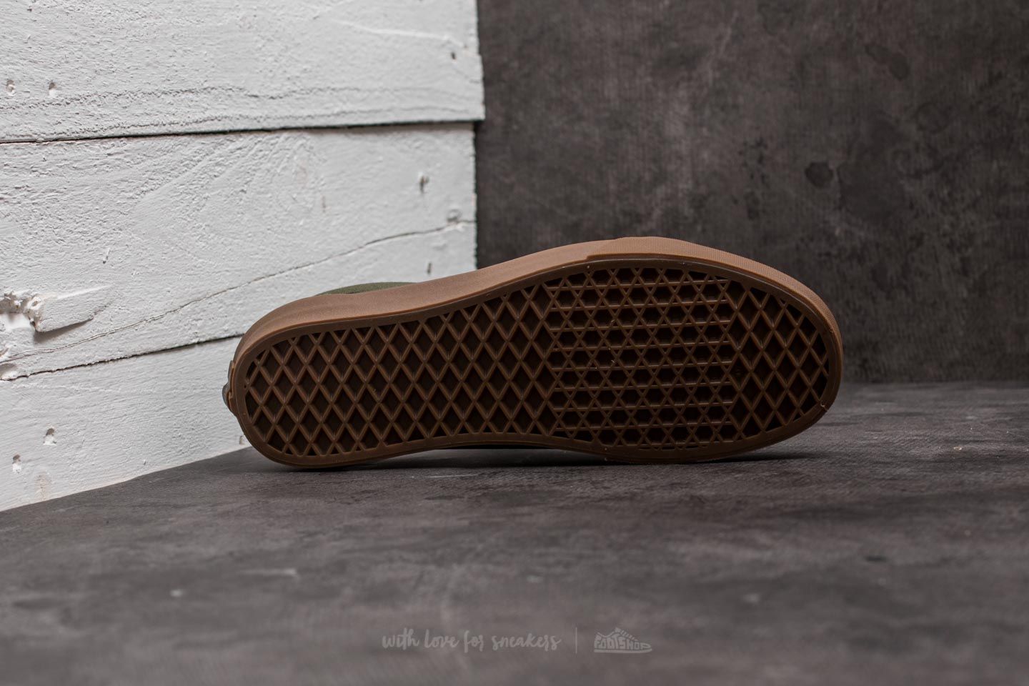 Sapatos de homem Vans Old Skool (Suede/ Canvas) Winter Moss/ Green