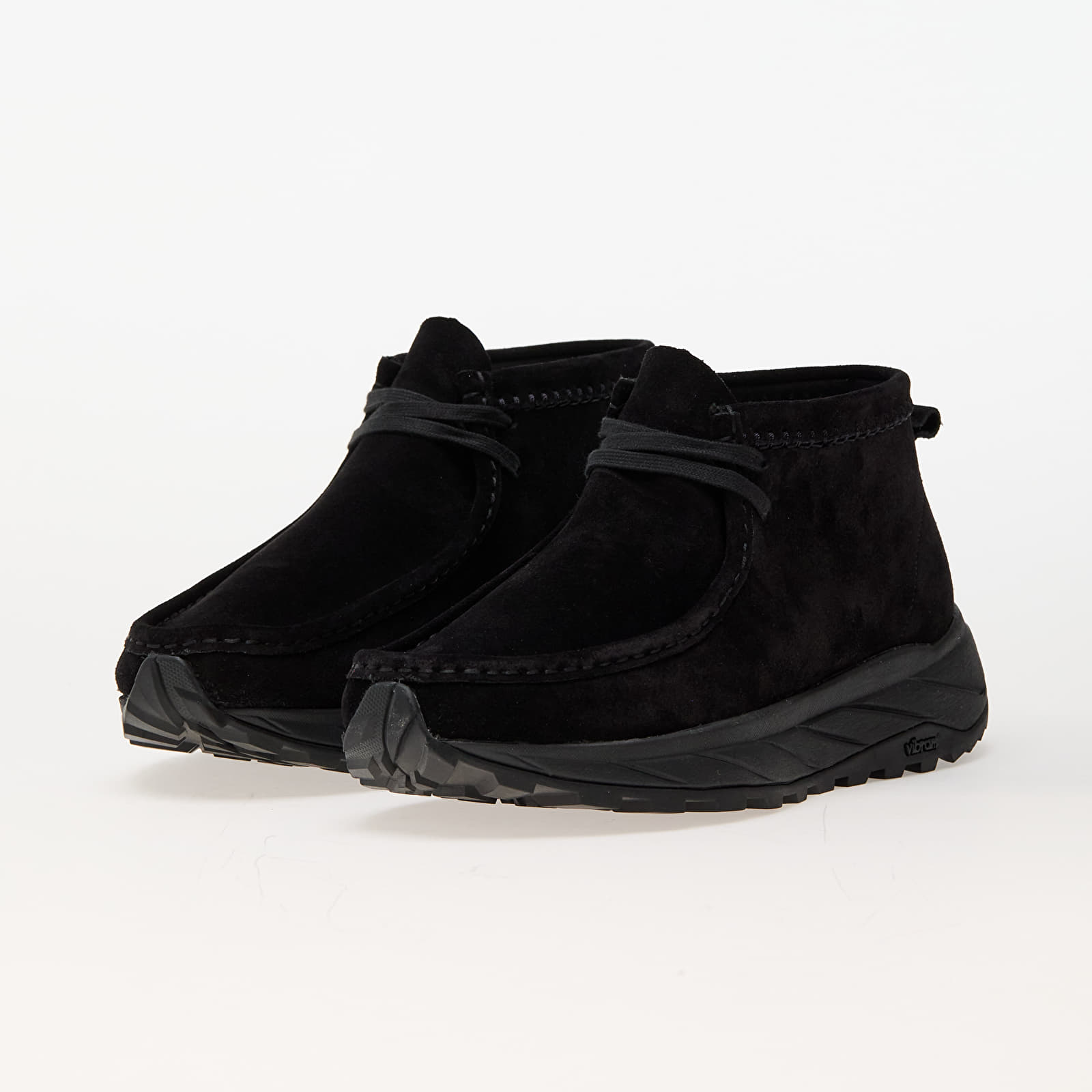 Herren Sneaker und Schuhe Clarks Originals Wallabee Eden Black/ Black Suede
