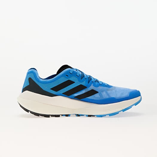 Adidas running shoes black and blue top