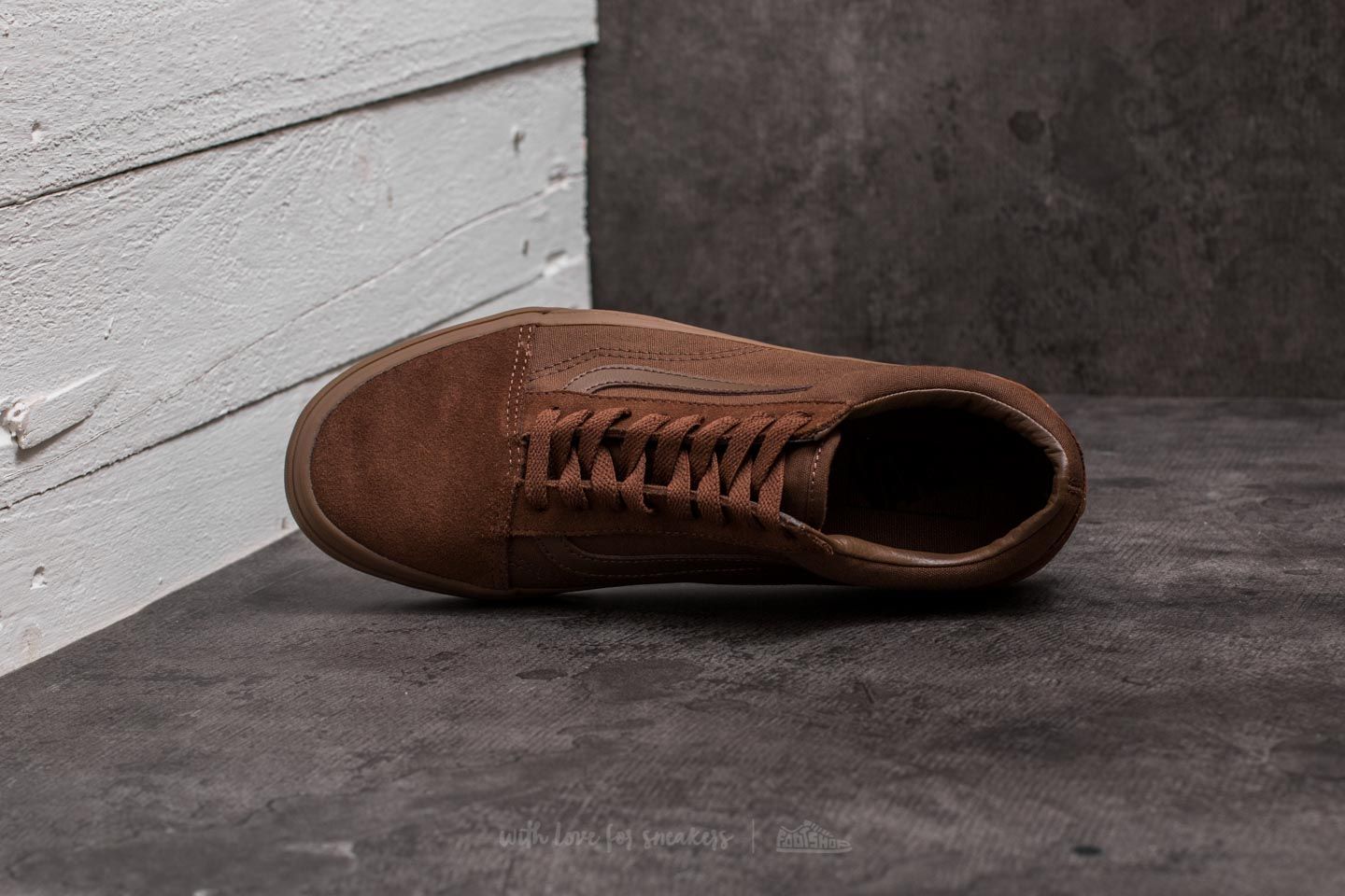 Herenschoenen Vans Old Skool (Suede/ Canvas) Dark Earth/ Green