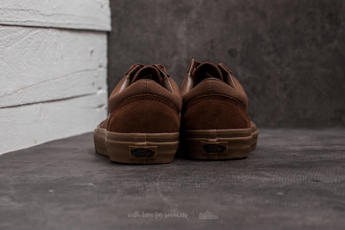 Herenschoenen Vans Old Skool (Suede/ Canvas) Dark Earth/ Green