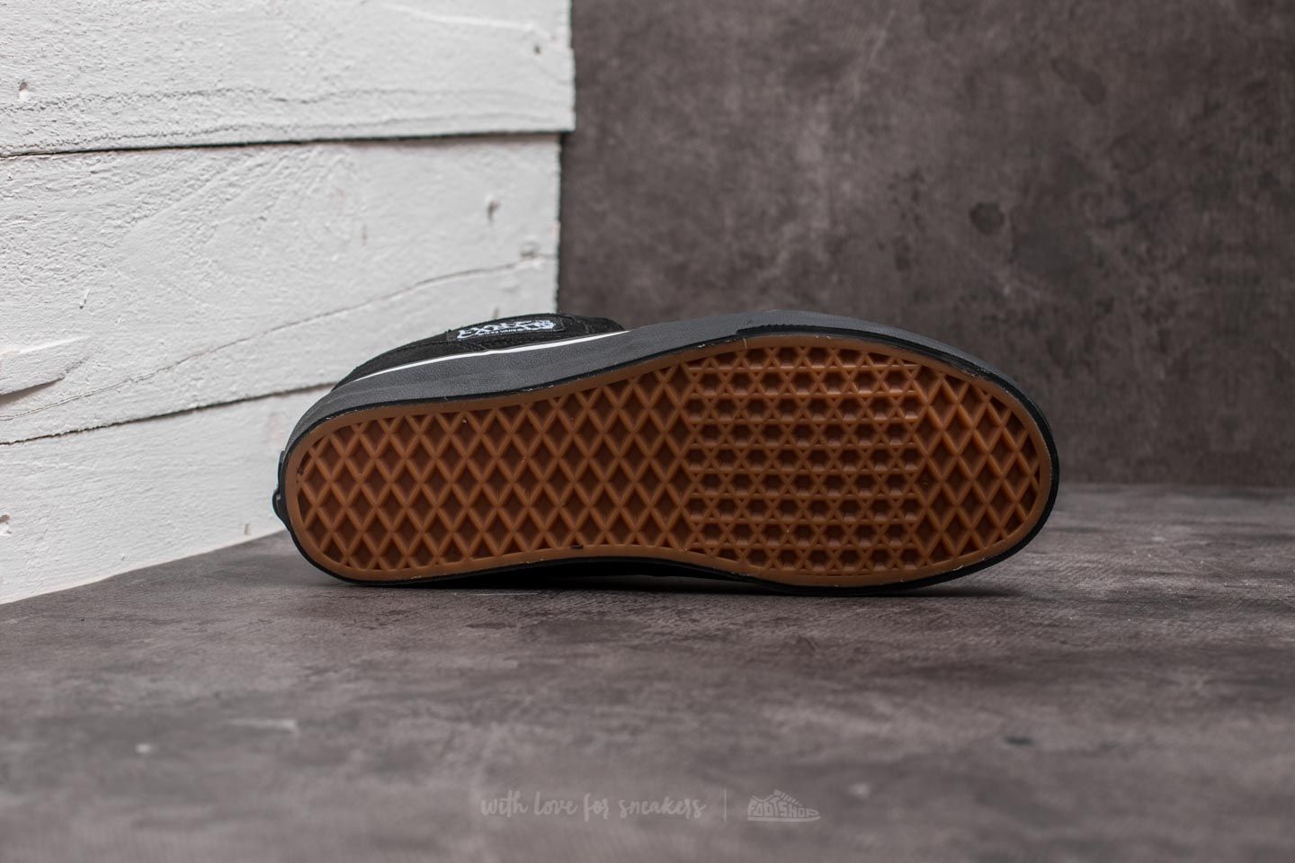 Herenschoenen Vans Half Cab (Suede) Black/ White/ Black