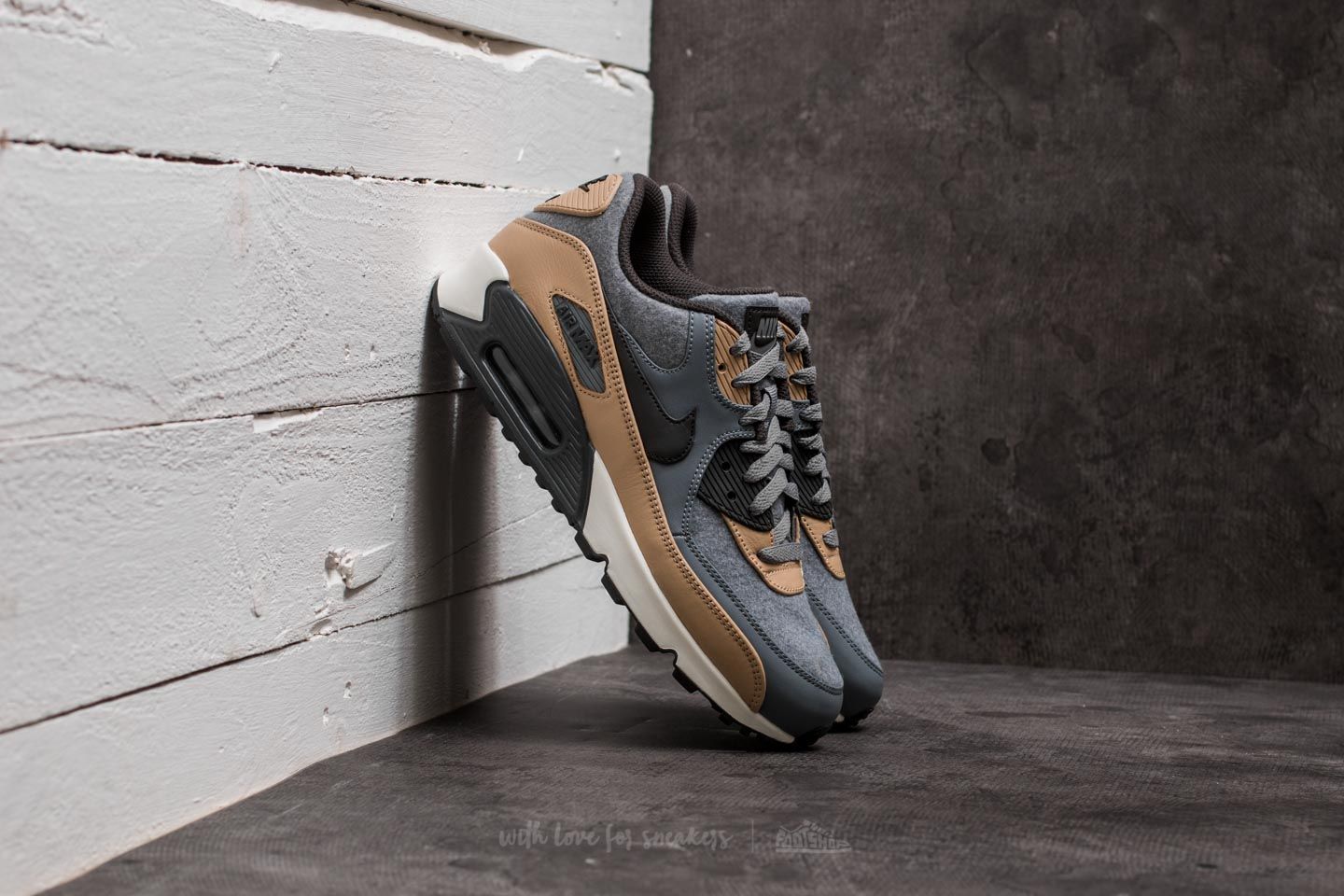 Air max 90 deals wool cool grey mushroom